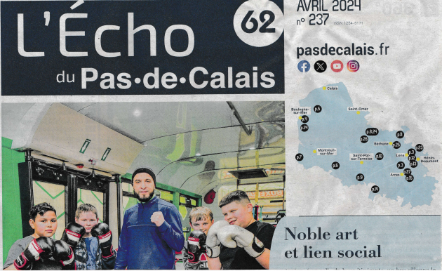 Logo de la revue du Département (Echo du Pas de Calais, numéro d'Avril 2024)